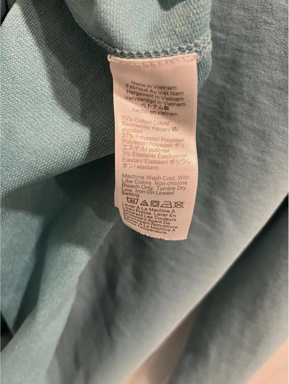 J.Crew Performance Quarter Zip‎ Pullover Teal Men’s Large Stretch Athletic